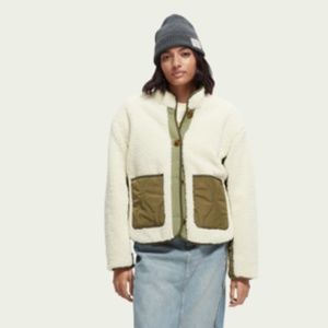 Scotch & Soda Women's Reversible Teddy Jacket